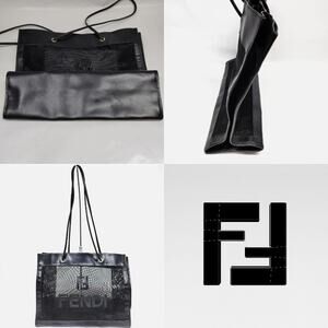 💎✨BEAUTIFUL✨💎Authentic Fendi Tote Bag Nylon Black